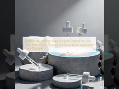 Conta-gotas graduado Pipeta de vidro para frasco de vidro de óleo essencial de 1Oz 10Ml 30Ml 100Ml Conta-gotas de vidro graduado