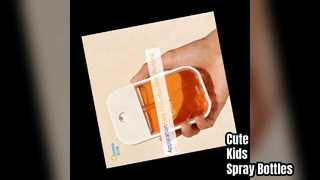 Frascos de spray infantis fofos com estrela de desenho animado