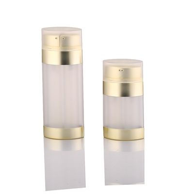 comprar Garrafa sem ar 30 ml 60 ml recipientes cosméticos de plástico de câmara dupla ODM garrafa cosmética de vácuo online manufacture