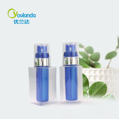 comprar 30 ml 90 ml frasco de bomba de loção PETG de câmara dupla frasco de loção de plástico online manufacture