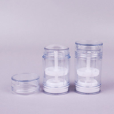 comprar Container de bastão de desodorante transparente Container de desodorante reciclável 30g 50g 75g com recheio de fundo online manufacture
