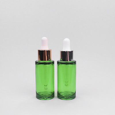 comprar 30cc PETG Green Dropper Flask Luxury Dropper Flasks com Squeeze Top online manufacture