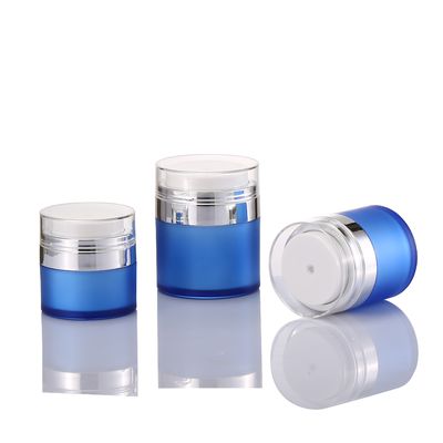 comprar Frascos sem ar de luxo de 15 ml 30 ml 50 ml com parede dupla Frascos de loção vazios Frascos cosméticos ecológicos Frascos de plástico online manufacture