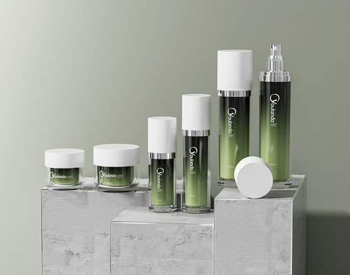 30 ml 50 ml 120 ml Acrílico Creme Facial Jar E Loção Botelha Conjunto Botelha de Embalagem Cosmética