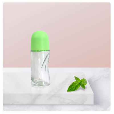 Garrafas de vidro de rolos personalizáveis de 50 ml garrafas de óleo para antitranspirante