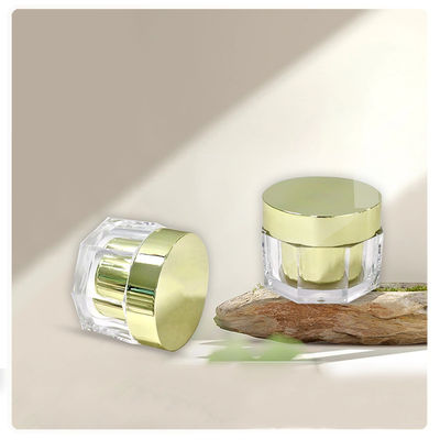 PMMA 100 ml 120 ml frasco cosmético recipiente de creme frascos de creme embalagem cosmética