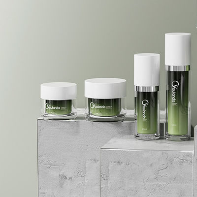 30g 50g frascos cosméticos acrílicos para embalagens de cuidados da pele requintados