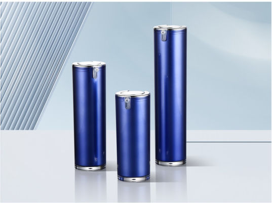 30 ml de frascos cosméticos de cor personalizada sem ar, bomba de ar, frascos cosméticos para cuidados com a pele