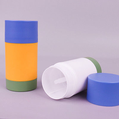 Tubos de desodorante plástico 50g vazios recipientes de desodorante biodegradáveis 50g