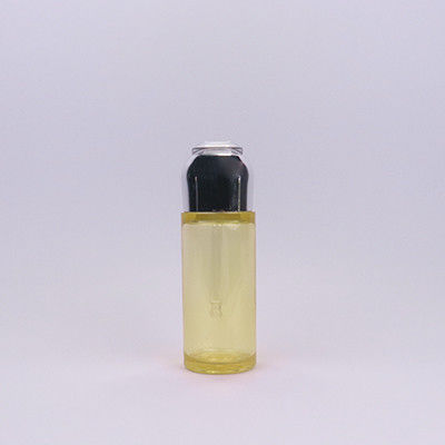 Cabeça de garrafa de gotas de alumínio electroplacado PETG garrafa de gotas 50 ml para produto de cuidados com a pele