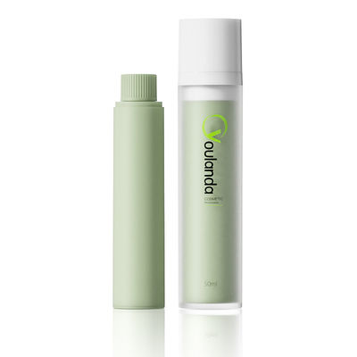 PET 15ml 30ml 50ml Reenchível Fota de bomba sem ar Reciclável Embalagem para cuidados com a pele