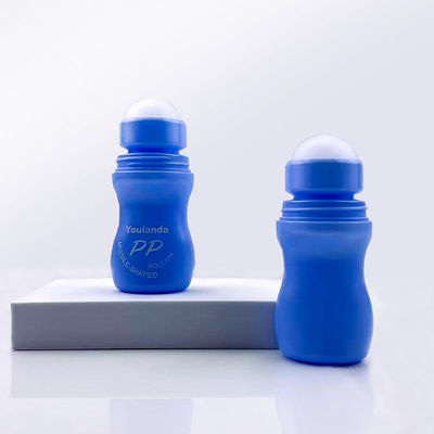 Garrafas de plástico de 80 ml para óleos essenciais Garrafas de perfume de rolos vazios Garrafas de protetor solar fresco