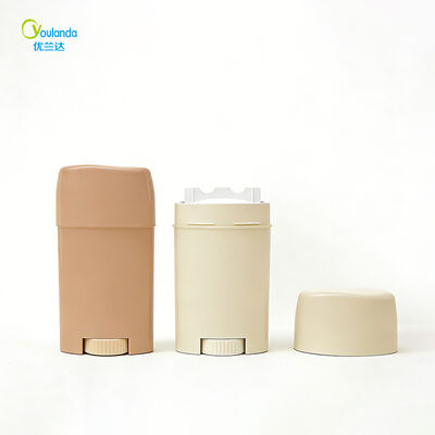 PP Deodorante Stick Container Antiperspirante Plástico Cosmético Embalagem Tubos Deodorantes Eco-friendly